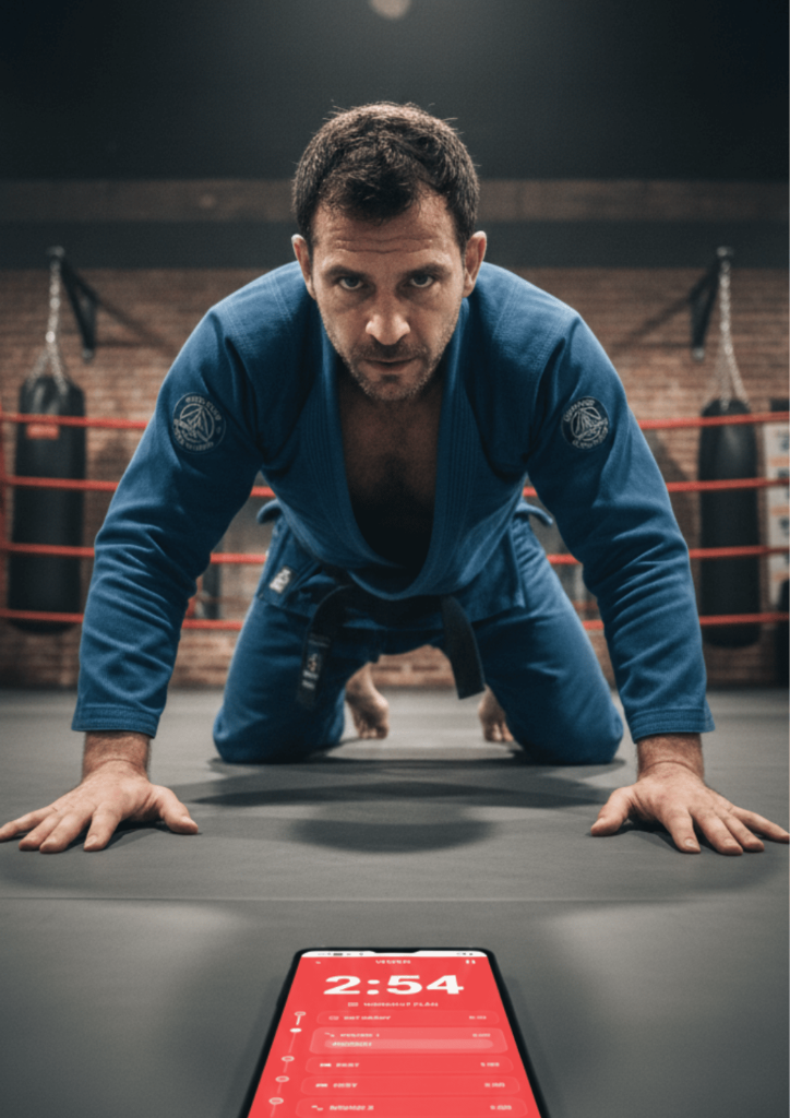 BJJ training with SmartFight Timer