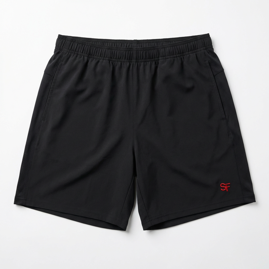 SmartFight Black Sport Shorts
