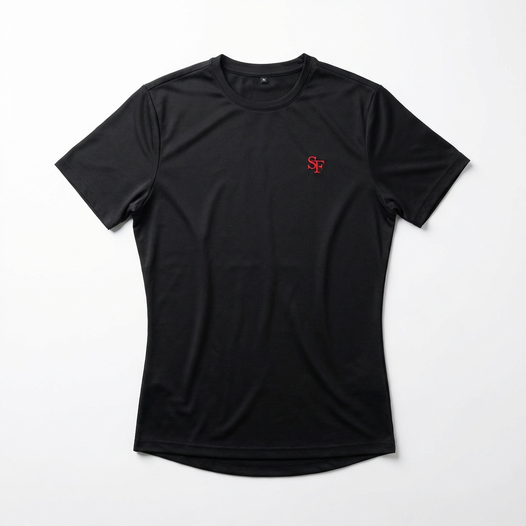 SmartFight Black Dry-Fit T-Shirt